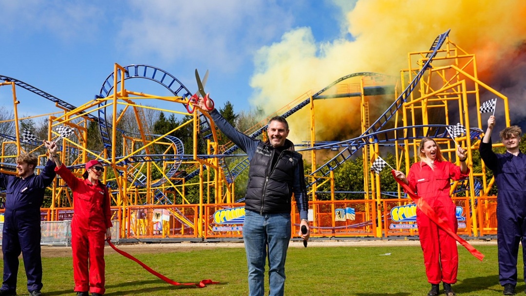 Spinning Racer Coaster Officially Opens at Lightwater Valley